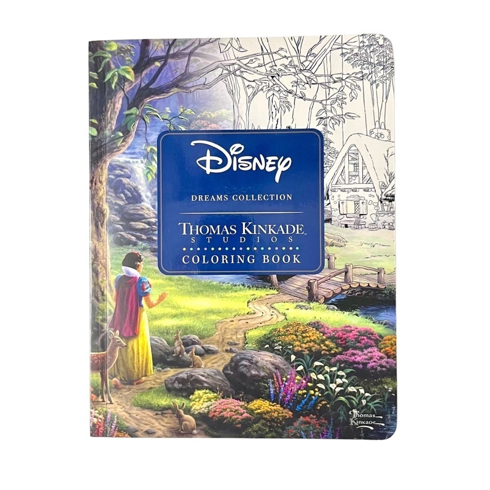 Thomas Kinkade Studios Disney Dreams Collection Coloring Book 2017
